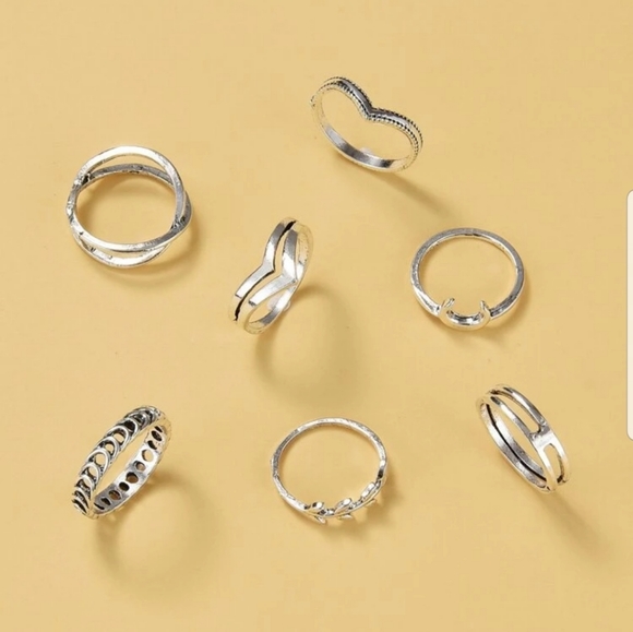 *Robin* Boho Midi Ring Set - Picture 5 of 5